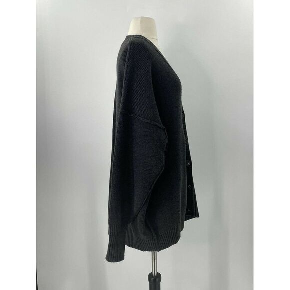 Free People East Side Oversized V-neck  Cardigan - Picture 4 of 12